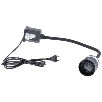 RS PRO LED Machine Light, 100 → 277 V ac, 3 W, Flexible Neck, 520mm Arm Length