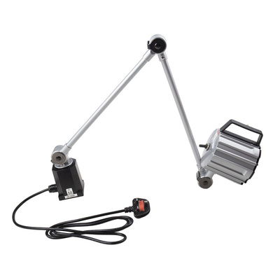 RS PRO LED Machine Light, 100 → 260 V ac, 12 W, Adjustable Arm, 400mm Reach, 800mm Arm Length