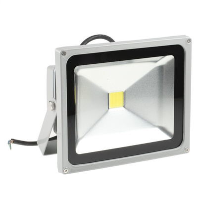 RS PRO Floodlight, 1 LED, 30 W, 2400 → 2700 lm, IP65, 85 → 265 V ac