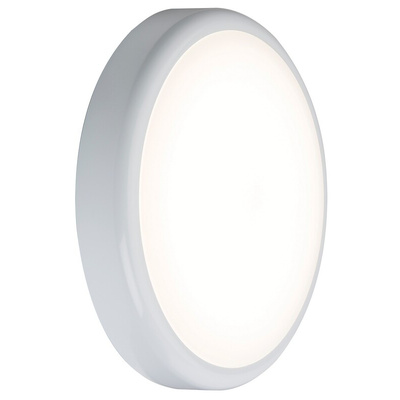 Knightsbridge Round LED Bulkhead Light, 20 W, 230 V ac, , Lamp Supplied, IP44, BT