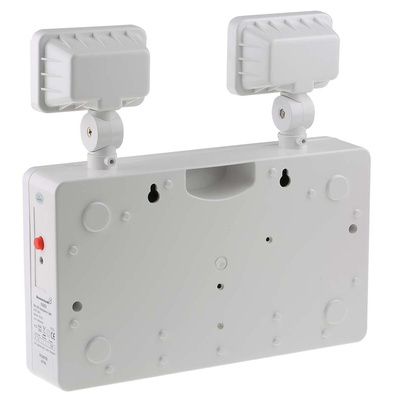 RS PRO LED Emergency Lighting, Twin Spot, 2 x 3.5 W, Non Maintained