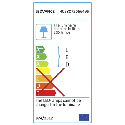 LEDVANCE 50 W LED Batten Light, 240 V Damp Proof Light, 1 Lamp, 1.5 m Long, IK08, IP65