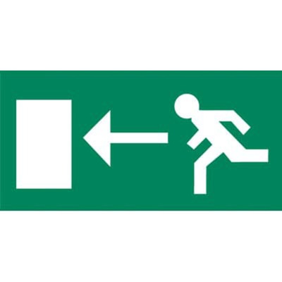 EMERGI-LITE Emergency Exit Legend for use with EMERGI-LITE Emergency Light