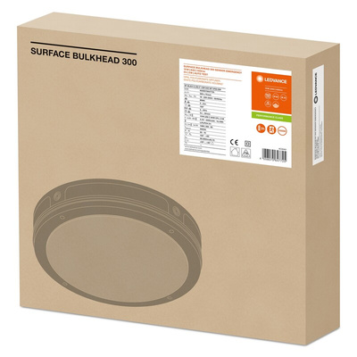 LEDVANCE Round LED Bulkhead Light, 15 W, 220 → 240 V, Lamp Supplied, IP65