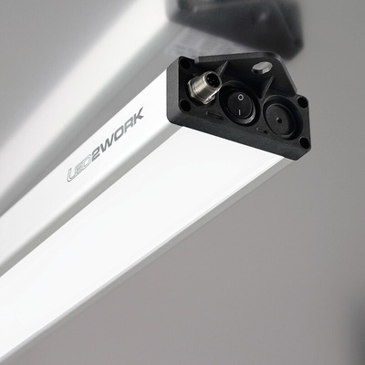 LED2WORK 72 W LED Batten Light, 24 V dc Single Batten, 1 Lamp, 1.545 m Long, IP50