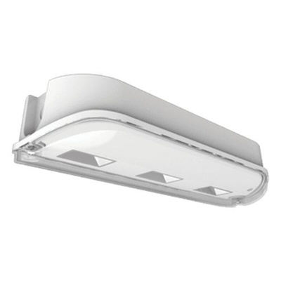 4lite UK Rectangular LED Lighting Bulkhead, 8 W, 240 V, , Lamp Supplied, IP65, AOSLED