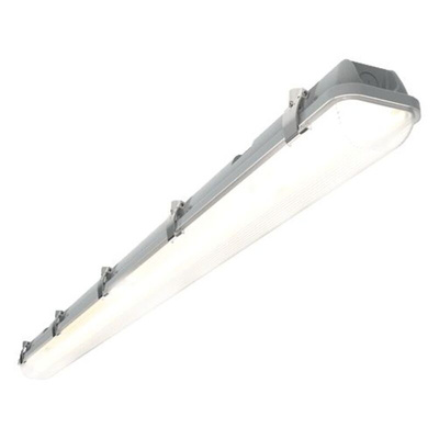 4lite UK 30 W LED Batten Light, 240 V LED Batten, 1 Lamp, Anti-corrosive, 1.5 m Long, IP65