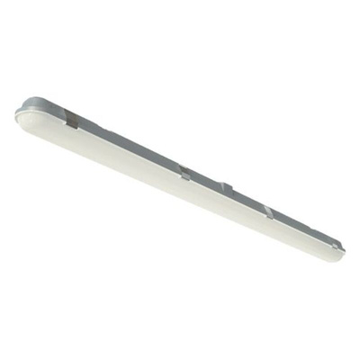 4lite UK 20 W LED Batten Light, 240 V LED Batten, 1 Lamp, Anti-corrosive, 1.2 m Long, IP65