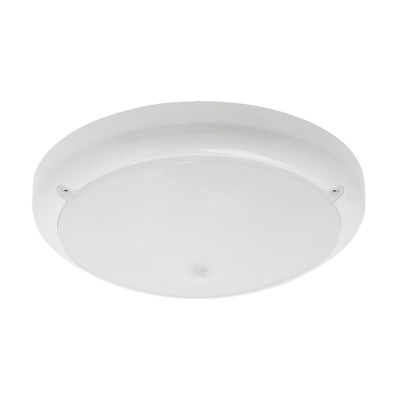 SHOT Circular LED Bulkhead Light, 15 W, 240 V, , Lamp Supplied, IP54, LED PIR