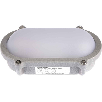Timeguard Oval LED Bulkhead Light, 7 W, 230 V ac, Lamp Supplied, IP65