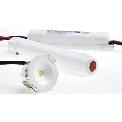 RS PRO LED Emergency Lighting, Recessed, 3 W, Non Maintained