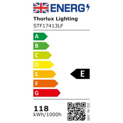 Thorlux Lighting Floodlight, 1 LED, 20 W, 2510 lm, IK10, IP66