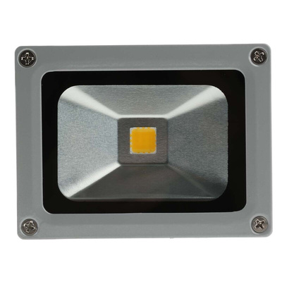 RS PRO Floodlight, 1 LED, 10 W, 850 → 950 lm, IP65, 85 → 265 V ac