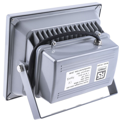 RS PRO Floodlight, 1 LED, 30 W, 2550 → 2850 lm, IP65, 85 → 265 V ac
