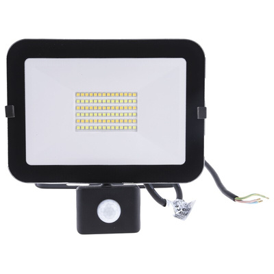 RS PRO, Security Floodlight, 30 W, 2700 lm, IP65 PIR, 220 → 240 V ac