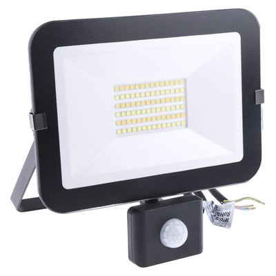 RS PRO, Security Floodlight, 30 W, 2700 lm, IP65 PIR, 220 → 240 V ac