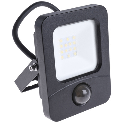 PowerLED Flex-PIR Floodlight, 10 W, 1000 lm, IP65 PIR, 175 → 265 V ac