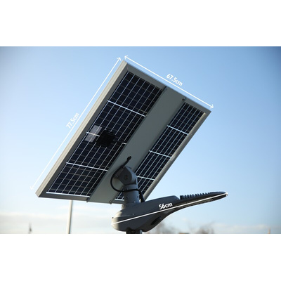 TradeTuff Eco Solar, Solar Powered Solar Powered LED Floodlight, 30 LED, 80 W, 3000 lm, IP65 Microwave, 12.8 V