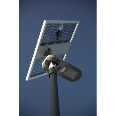 TradeTuff Eco Solar, Solar Powered Solar Powered LED Floodlight, 30 LED, 80 W, 3000 lm, IP65 Microwave, 12.8 V