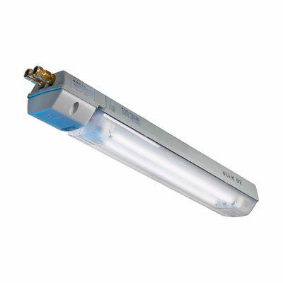Eaton 2 x 18 W Light Fitting Hazardous Area Light, 1, 2, Twin Fluorescent, Temp T4, 120 → 240 V ac, ATEX