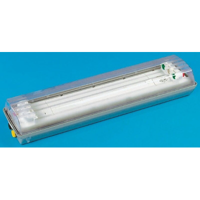 Eaton 2 x 18 W Light Fitting Hazardous Area Light, 1, 2, Twin Fluorescent, Temp T4, 120 → 240 V ac, ATEX