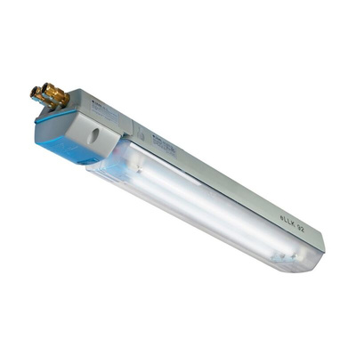 Eaton 2 x 36 W Light Fitting Hazardous Area Light, 1, 2, Fluorescent, Temp T4, 120 to 240 V ac, ATEX