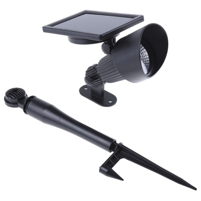 Solar Centre Helios, Solar Powered Floodlight, 4 LED, 800 mW, IP44