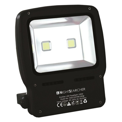Nightsearcher Floodlight, 2 LED, 100 W, 10000 lm, IP65, 100 → 240 V ac
