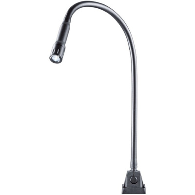 Waldmann LED Machine Light, 95 → 240 V ac, 3 W, Flexible, 600mm Reach, 600mm Arm Length