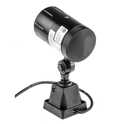 Waldmann LED Machine Light, 24 V, 3 x 6 W, Rigid Arm with Adjustable Head, 85mm Arm Length