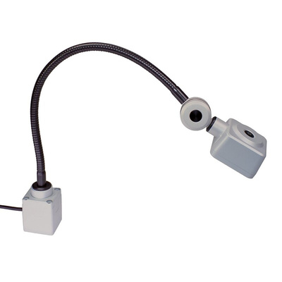 LED2WORK LED Workplace Lamp With Gooseneck Machine Light, 100 → 305 V ac, 9 W, Flexible, 500mm Arm Length