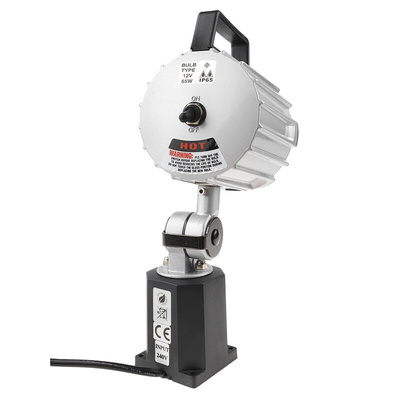 RS PRO Halogen Machine Light, 230 V ac, 55 W, Fixed Arm, Short