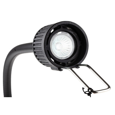 Serious Halogen Machine Light, 240 V ac, 20 W, Flexible, 700mm Reach, 700mm Arm Length