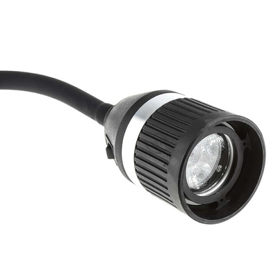 RS PRO LED Machine Light, 100 → 277 V ac, 3 W, Flexible Neck, 520mm Reach, 520mm Arm Length