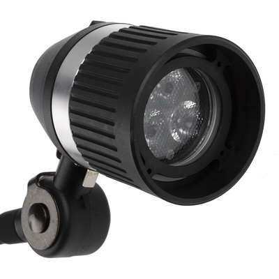 RS PRO LED Machine Light, 100 → 240 V ac, 3 W, Flexible Neck, 520mm Reach, 520mm Arm Length