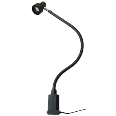 Serious LED Machine Light, 230 V ac, 3 W, Flexible, 500mm Reach, 700mm Arm Length
