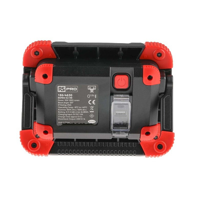 RS PRO LED Rechargeable Work Light USB, IP65