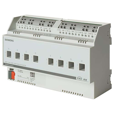 Siemens 5WG1534 Lighting Controller Switch Actuator, DIN Rail Mount, 230 V