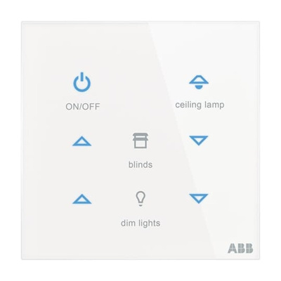 ABB Lighting Controller Sensor, Temperature, Flush Mount Mount