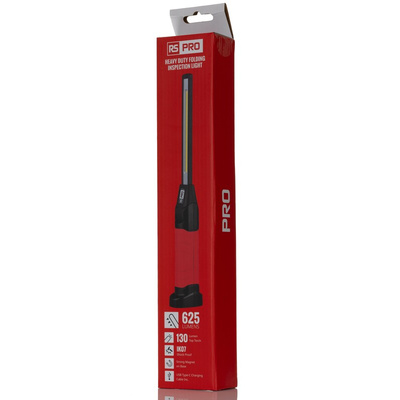 RS PRO LED Rechargeable Work Light, T8, 6 W, 3.7 V, IP54