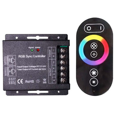 RS PRO Lighting Controller LED Controller, Infrared, Wall Mount, 12 → 24 V dc