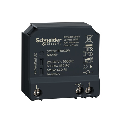 Schneider Electric CCT Dimming Controller Dimming Controller, Flush Mount, 240 V ac