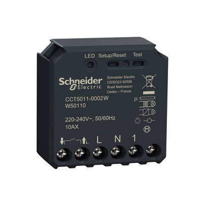 Schneider Electric CCT Wireless Switch Sensor Switch, Flush Mount, 240 V ac