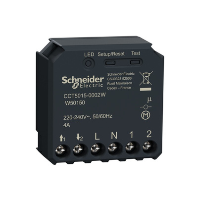 Schneider Electric CCT Roller Shutter Relay Switch Actuator, Flush Mount, 240 V ac