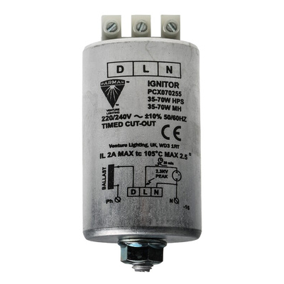 35 → 70 W Lighting Ignitor, Ceramic MH, HPS, Metal Halide