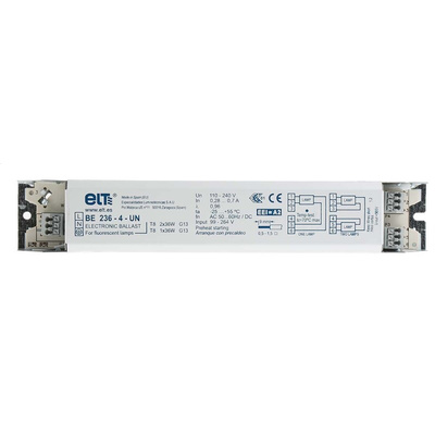 ELT 36 W Electronic Fluorescent Lighting Ballast, 110 → 260 V