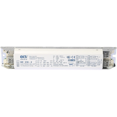 ELT 18 W, 24 W, 30 W, 36 W, 39 W Electronic Fluorescent Lighting Ballast, 220 → 240 V