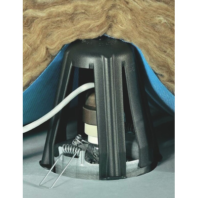 HellermannTyton Lighting Cover for use with Reel and blowed-in insulations with Halogen and LED Lamps,115mm Length,