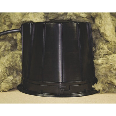 HellermannTyton Lighting Cover for use with Reel and blowed-in insulations with LED and Compact Fluorescent Lamps,