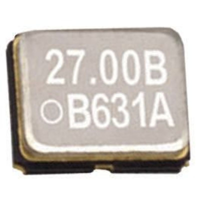 Epson, 27MHz XO Oscillator, ±100ppm CMOS, 4-Pin SMD Q33210BE0001011